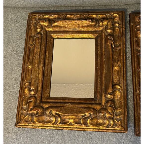 La Barge Other - Vintage La Barge Mirrors (2) Wooden 13 X 11 Small Space Home Decor Gallery Wall